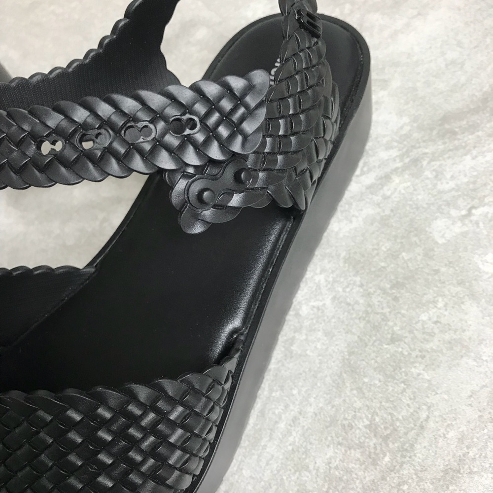 Melissa Salinas Jelly Hotness Black Sandals - Picture 4 of 8